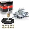 1PZ Kit Pompa Carburante 4 Attacchi per GY6 Motore 50 125 150cc Scooter | Con Filtro Benzina, Tubo Carburante e Fascette, per GY6 200 250cc, Daelim, TGB, ATV, Scooter Cinesi