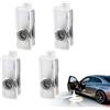 Generic Set da 4 Proiettore Logo Porta per CLA C117 X117 Classe C C205 A205 Classe | Compatibile con Mercedes-Benz Senza Cablaggio Installazione Facile Resistente alle Intemperie Proiezione Nitida