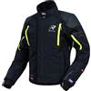 Rukka Shield-R Giacca tessile moto, nero/giallo, 56