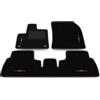Somer Car Kit Tappetini Auto compatibili con Peugeot Rifter 2018-2025 | Set Tappeti in Moquette, Bandiera Francia, Tappeto auto su misura