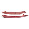 GLILAR Compatibile Con Seat Per Ibiza 4 Door 2009 2010-2012 Paraurti Posteriore Riflettore Fanale Coperchio Lampada Freno 6J4945105 6J4945106 Riflettore Paraurti(Pair)