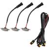 OTOTEC 1 x Griglia Anteriore Luce di Corsa 12 LED Guscio Nero Luce Bianca 12 LED 12V 24V Compatibile con Ford F150 SUV