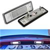 VIGORFLYRUN PARTS LTD 2pcs Luci Targa a LED Luce Lampada Posteriore 18LED SMD 6000K Xeno Bianco Canbus Error Free per Corsa B Astra F G per Vectra per Omega