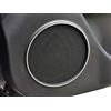 autoCOVR Copertura In Acciaio per Alfa_Romeo MITO - 2 Pezzi Altoparlante Anneli Targa Inox Metallo Spazzolato Interni Fatto Su Misura Decorazioni Tuning Accessori
