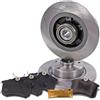 BESTPRICE ATP Set freni asse posteriore incl. dischi Ø 274 mm pieni + | Compatibile con: RENAULT GRAND SCÉNIC III, SCÉNIC III