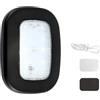Gdnecad Plafoniera per tettuccio auto, lampada a cupola magnetica a LED, senza fili, luminosa, con cavo USB, universale, ricaricabile, per interni, per auto, rimorchi, camion, barche (nero)