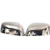Zixmix Copertura dello specchietto retrovisore di ricambi Copertura specchietto retrovisore auto adatta for Nissan Navara D40 2005-2014 / Nero, grigio, cromato(Color:Chrome (pair))