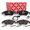 febi bilstein 116021 pastiglie freno con aggiunta di materiale (anteriore) - set di 4 pastiglie disco