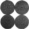 BTMIEY 4Pcs Universale Rotondo Braccio di Gomma Pad per Auto Auto Jacking Sollevamento Dia 120mm Spessore 25mm Auto Truck Hoist