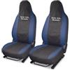 Auto Accessori Lupex Coprisedili Compatibili per Citroen C1 2005-2022 | Coppia Anteriore, Made In Italy, Copri poggiatesta anteriori integrato, Policotone, Nero Blu Scuro
