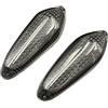 Fuicotto Frecce Luci Moto Compatibile Con Ducati Per MONSTER 695 696 796 797 1100/S/EVO 1200/R Streetfighter 848/1098/1100 Alloggiamento Lampada Per Moto(Lens Smoke)