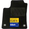 DBS - Tappetini per auto su misura - Adatto per Renault Clio 5 e Clio 5 E-Tech dal 06/2020 - Antiscivolo: clip di fissaggio e graffi - Tappetini per pavimento del conducente - Moquette - Nero