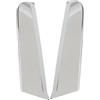 Mixabloem Copertura cromata per portiera posteriore, 2 pezzi, per Kia Sportage 2011-2016, in plastica resistente alla ruggine, montaggio diretto OEM 832703W010 832803W010