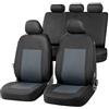 Walser coprisedili compatibili con chevrolet orlando 2010-in poi 13306 nero grigio fodere auto