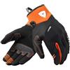 REV'IT! Revit Endo Guanti da moto, nero/arancione, 2XL