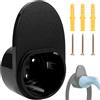 Vexaflow Tipo 2 Supporto da Parete Cavo di Ricarica, Porta Cavo EV da Parete con Supporto Presa, Organizzatore Resistente per Auto Elettrica, Cavi Tipo 2, Garage, Casa e Uso Esterno