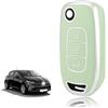 TOOMUME Cover Chiave Auto per Renault Clio 5 Twingo 3 Megane 4 Trafic 3 | Silicone Morbido, Antiurto, Anticaduta, Antigraffio, Custodia Protettiva Chiave per Kangoo Captur Kadjar Dacia Duster Sandero