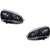 Johns Fari alogeni anteriori adatti per VW Golf 5 V set cromo/nero dal 10/03 Nuovo