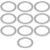 VGOL 10x Guarnizione per Bullone di Scarico Coppa Olio 18x24x1,5 Mm 09G321379 Compatibile con Volvo V70 V40 XC90 XC60