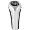 Vidonergy Pomello del cambio a 6 marce ABS per BMW E36/E46/E90/E39/E60/E63/E83/E53 - Leva del cambio manuale, colore argento, ricambio diretto interno accessorio per serie 3/5/6/X