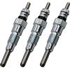 Quueparts 15951-65510 15951-65512 3 candelette compatibili con trattori Kubota Engine D950 D1102 D1302 D1402 D650 D750 D850 B6200 B7100 B1750 B722 00 B8 200 B9200 B1500 B1550 B2150 B20 B4200 B5200