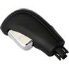 Mixabloem Pomello del cambio automatico in pelle | Compatibile con Ford per Mondeo MK4 2007-2015 | S-MAX 2006-2015 | Kuga 2008-2012 | per Galaxy 2006-2015 (pulsante argento)