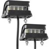 ETUKER 2x Luci Targa LED 12v/24v Impermeabile CE Luce di Cortesia per Rimorchi Camion Furgone