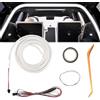 IGRARK Striscia luminosa per bagagliaio, 4 m, Dynamic Flowing Car Trunk Light Strip, illuminazione per bagagliaio, illuminazione interna auto, sensore automatico, per decorazione del bagagliaio dell'auto