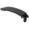 Mixabloem LR076161 Maniglia interna per Land Rover Discovery Sport 2015-2019 - Rivestimento in pelle ABS nera, per lato guidatore/passeggero (destra)