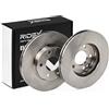 RIDEX 82B0343 2x Disco freno Anteriore senza viti/bulloni Compatibilità con MERCEDES-BENZ Classe B W245