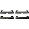 Igniport Copertura per barre portatutto per Mercedes-Benz per classe cle W236 2024-2026, copertura portapacchi ABS nero opaco, OEM 2366905902 (anteriore nero)