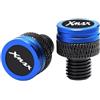 Zzhang Accessori For Tappi For Tappi For Specchietti Retrovisori Laterali CNC For Moto Compatibili Con X-MAX 300 XMAX 300 XMAX 250 125 400(Dark Grey)
