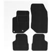 Mats4all Set di tappetini auto Compatibile con Peugeot 208 2019-> (benzina) | Antiscivolo | Con rinforzo | 4 pezzi | Tappetini per auto | Set di tappetini