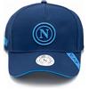 SSC Napoli Cappello con Visiera Centenary Blue 2026/2027, Prodotto Ufficiale