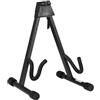GEWA supporto per chitarra FX Classic, supporto per chitarra, stile A, adatto per chitarra elettrica e basso elettrico, nero, pieghevole