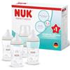 NUK Perfect Match Biberon | 3+ mesi | 260 ml | Biberon anti-coliche | PP | Indicatore di controllo della temperatura | Arcobaleno | Confezione da 4
