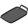 Le Creuset Bbq outdoor, piastra rettangolare 40 cm in ghisa vetrificata - nero