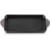 Le Creuset Tradition, grill rettangolare 32x22 cm in ghisa vetrificata - flint