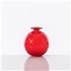Venini MONOFIORI BALLOTON, vaso extrasmall 12,5h cm - Rosso