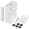 Zwilling J.A.Henckels Italia Fresh & save, cube starter set per sottovuoto, M / 5-pz., trasparente-bianco