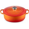 Le Creuset Evolution, cocotte ovale 27 cm in ghisa vetrificata - arancio