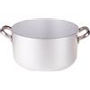 Baldassare Agnelli Casseruola alta 2 manici, in alluminio 3 mm, Ø 50 cm