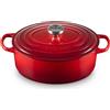 Le Creuset Evolution, cocotte ovale 29 cm in ghisa vetrificata - ciliegia