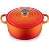Le Creuset Evolution, cocotte rotonda 24 cm in ghisa vetrificata - arancio