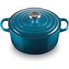 Le Creuset Evolution, cocotte rotonda 24 cm in ghisa vetrificata - deep teal