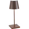 Zafferano S.R.L. Poldina mini lampada da tavolo - corten - no caricabatterie