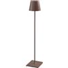 Zafferano S.R.L. Poldina pro XXl lampada da terra - corten - no caricabatterie