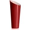 Ivv Orizzonte vaso in vetro incamiciato esterno rosso interno biancolatte H 38 cm