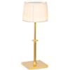 Zafferano S.R.L. Poldina classic, lampada da tavolo ricaricabile - Oro