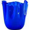 Venini FAZZOLETTO, vaso Ø23 - 31h cm - ZAFFIRO